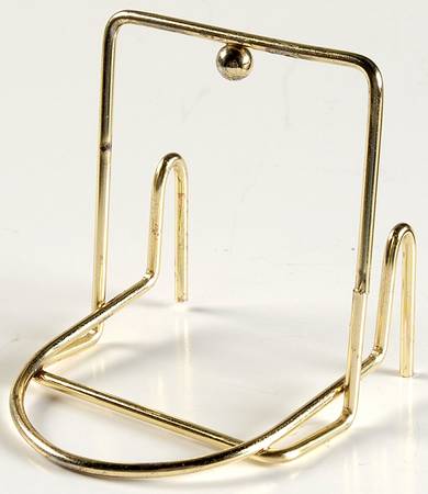 Golden Foliage Metal Holder for Chip & Dip