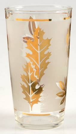 Golden Foliage 10 Oz Flat Tumbler