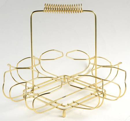 Golden Foliage Metal Stand for 9 pc Tum12 & Ice Bucket Set