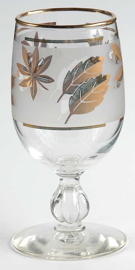 Golden Foliage Juice Glass