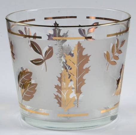 Golden Foliage Ice Bucket