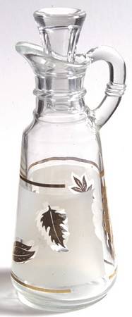 Golden Foliage Cruet & Stopper