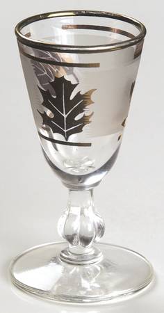 Golden Foliage Cordial Glass