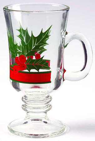 Holly & Berries Irish Mug