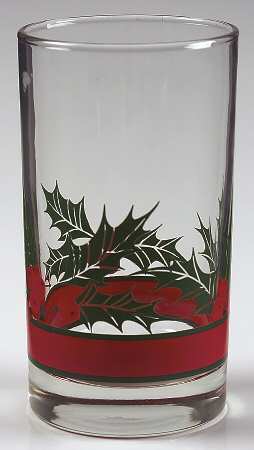 Holly & Berries 11 Oz Flat Tumbler