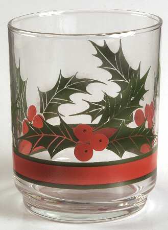 Holly & Berries 13 Oz Flat Tumbler