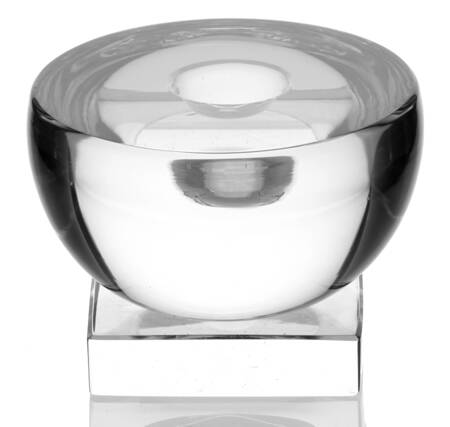 Knickerbocker Clear (Stem 3400, Square Base) Single Light Candlestick