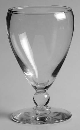 Knob Hill Clear Low Water Goblet