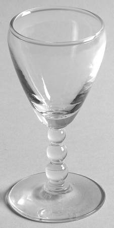 Knob Hill Clear Wine Glass