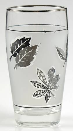 Silver Leaf 12 Oz Flat Tumbler