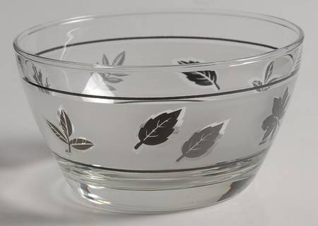 Silver Leaf Small Fruit Dessert Bowl