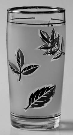 Silver Leaf Flat Juice Glass