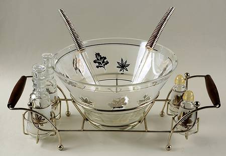 Silver Leaf (12 Piece) Salad Serving Set
