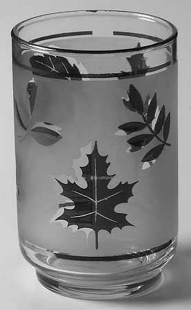 Silver Leaf 12 Oz Flat Tumbler