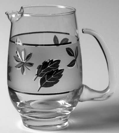 Silver Leaf Pint Pitcher
