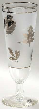 Silver Leaf Pilsner Glass