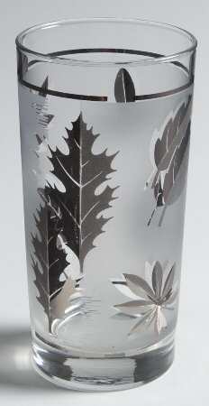 Silver Leaf 12 Oz Flat Tumbler