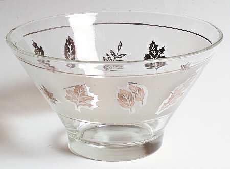 Silver Leaf Salad Bowl