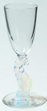 Silhouette Opalescent Cordial Glass
