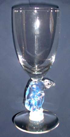 Silhouette Opalescent Claret Wine