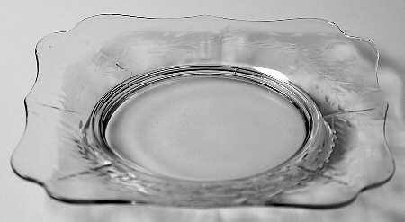 Wild Rose Square Bread & Butter Plate by Rock Sharpe