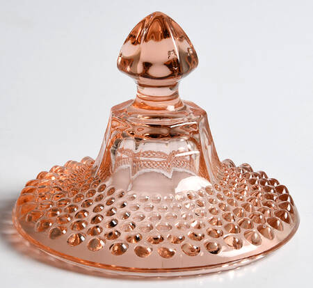 American Pioneer Pink Lid for Footed Candy Dish