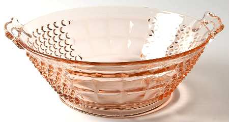 American Pioneer Pink 9" Handled Bowl