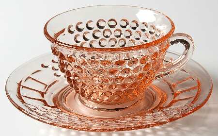 American Pioneer Pink Cup & Saucer Set