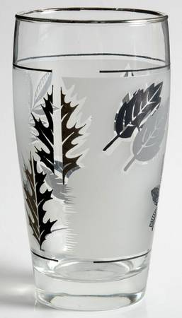 Silver Foliage  10 Oz Flat Tumbler