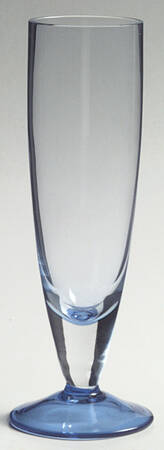 Dakota  Blue Fluted Champagne