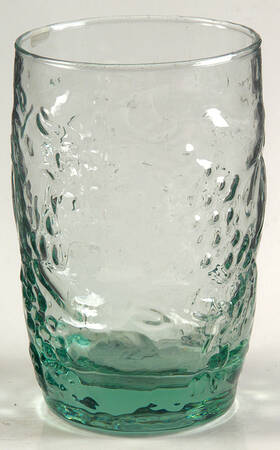 Orchard Fruit Green Flat Juice Glass