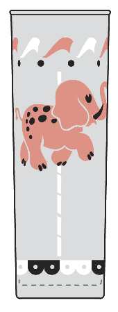 Merry-Go-Round (Frosted, Clear Bottom)