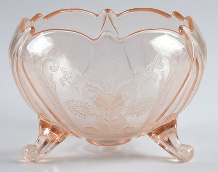 Landrum Pink 3-Toed Rose Bowl