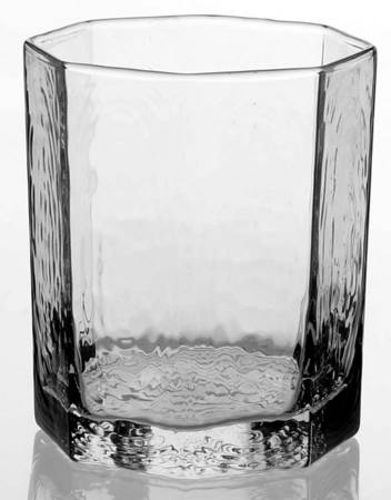 Facets Clear Double Old Fashioned