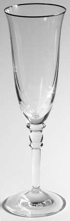 Landon Platinum Fluted Champagne