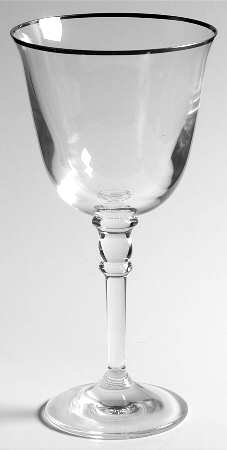 Landon Platinum Wine Glass