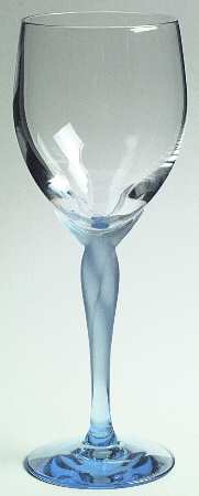 Spring Mist Blue Water Goblet