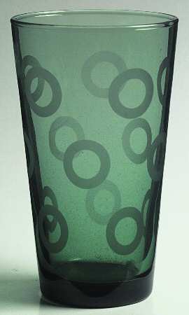 Geometrix Green (Frosted) by Libbey Glass Company