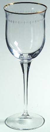 Pearl Gold Wine Glass