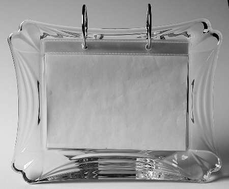 Wedding Promises (Heart Stem) Flip Frame-Holds 4" X 6" Photo