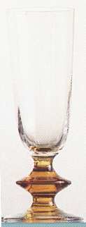 Christine Yellow Fluted Champagne