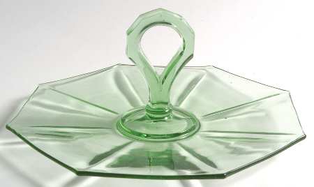 Egg Harbor Green Center Handle Tray