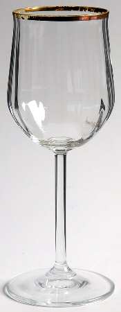 Canaletto Gold (Straight Optic) Wine Glass