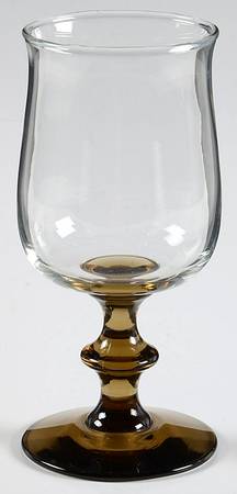 Tulip Brown Wine Glass