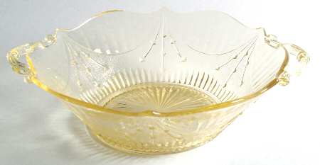 Dart Yellow Large Fruit Bowl