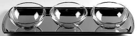 Tuscany Classics Condiment Tray W/3 Bowls