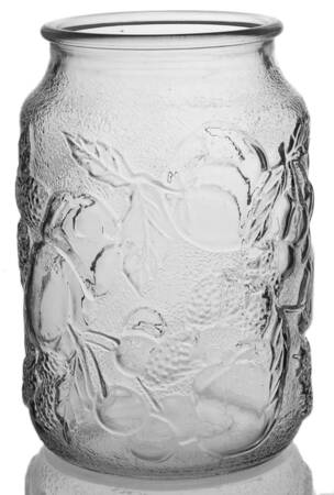 Orchard Fruit Clear Large Canister No Lid