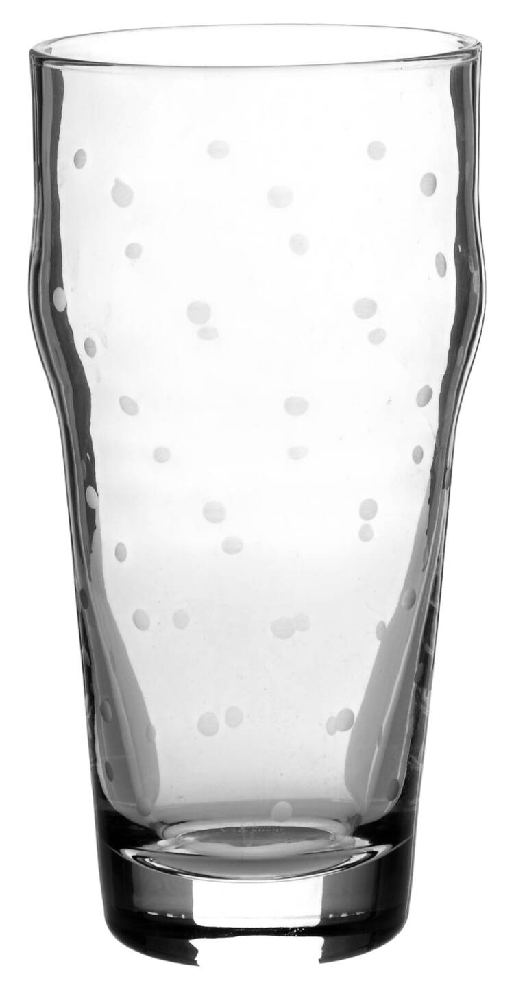 Larabee Dot Beer Glass by Lenox