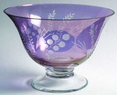 Etchings Amethyst 9" Round Bowl