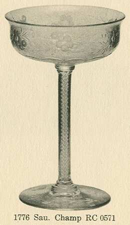 Cut 0571 Champagne/Tall Sherbet